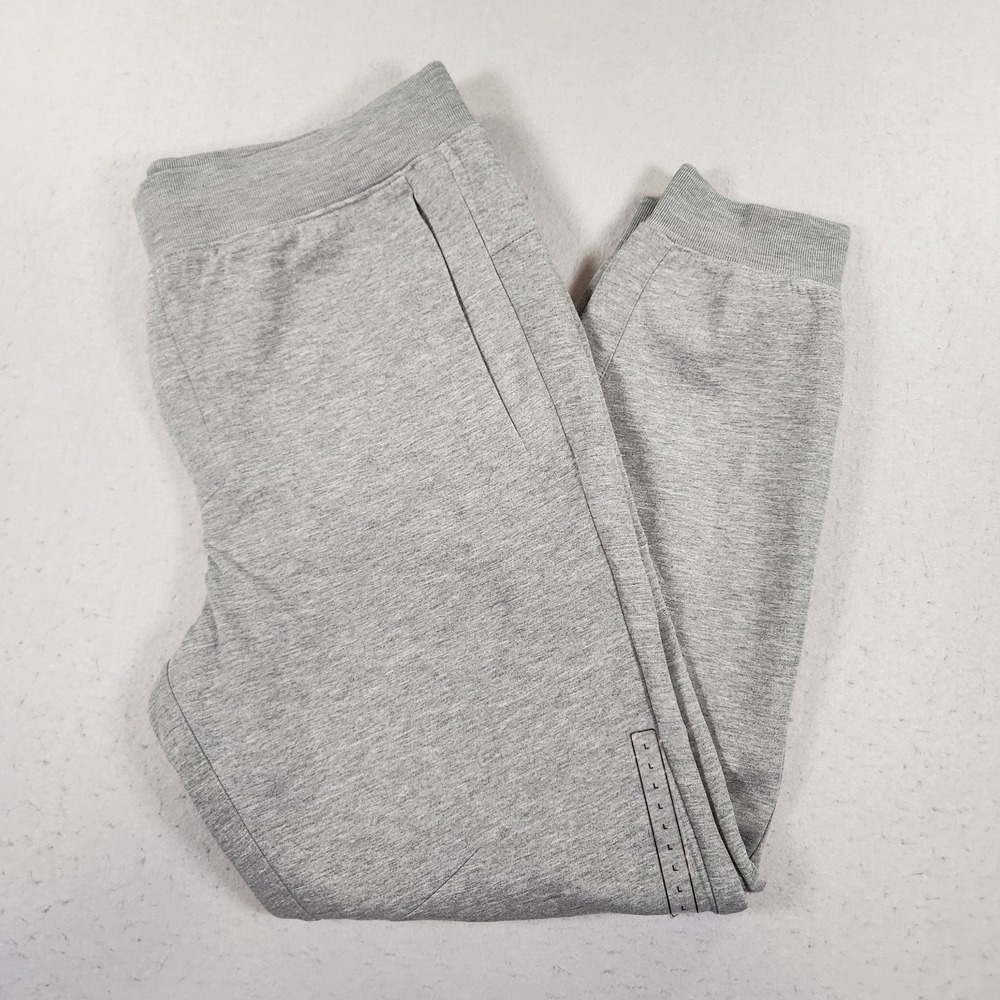 VRST Pinnacle Fleece Jogger Pants Mens L Mid Heather Gray Slim Fit Pocket NWT